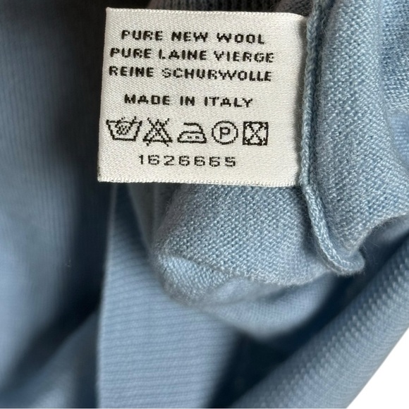 St Andrews Links The Old Course Wool Sweater Vest Men’s Size Medium Blue Golf - Picture 5 of 8